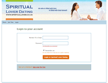 Tablet Screenshot of dating.spirituallover.co.uk